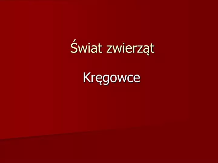 wiat zwierz t