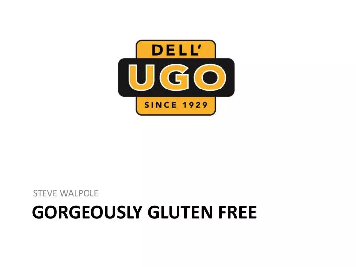 gorgeously gluten free