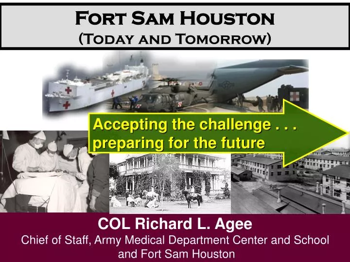 fort sam houston today and tomorrow