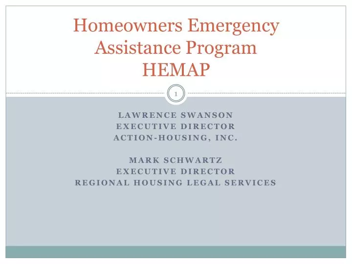 homeowners emergency assistance program hemap