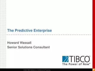 The Predictive Enterprise