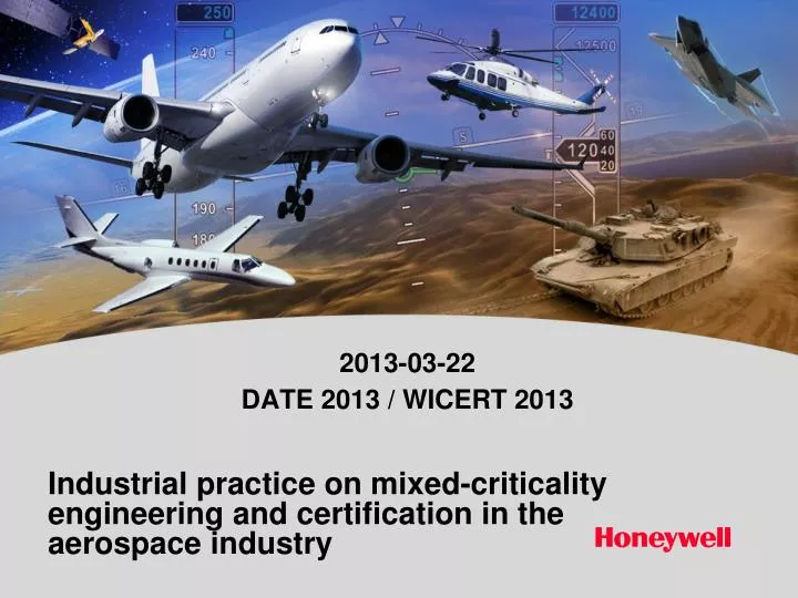 industrial practice on mixed criticality engineering and certification in the aerospace industry