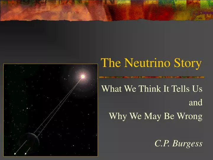 the neutrino story