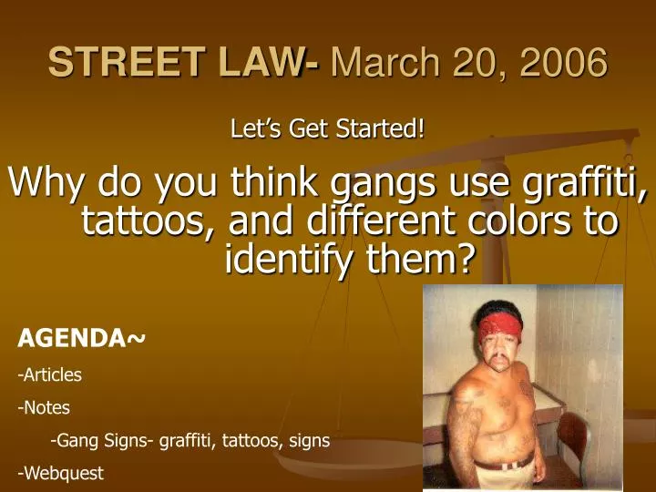 street law march 20 2006