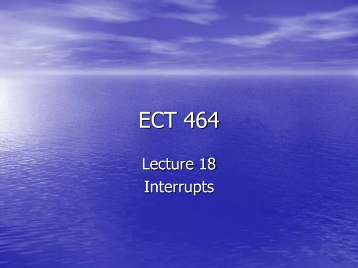 ect 464