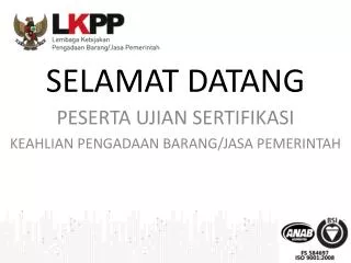 selamat datang