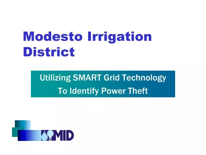 modesto irrigation district