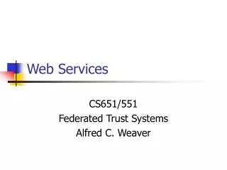 Web Services