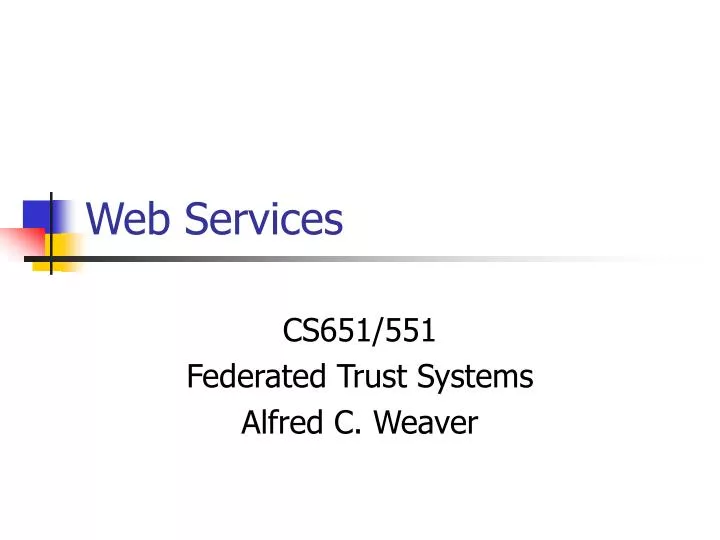 web services