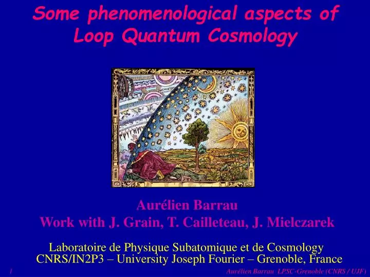 some phenomenological aspects of loop quantum cosmology