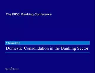 The FICCI Banking Conference