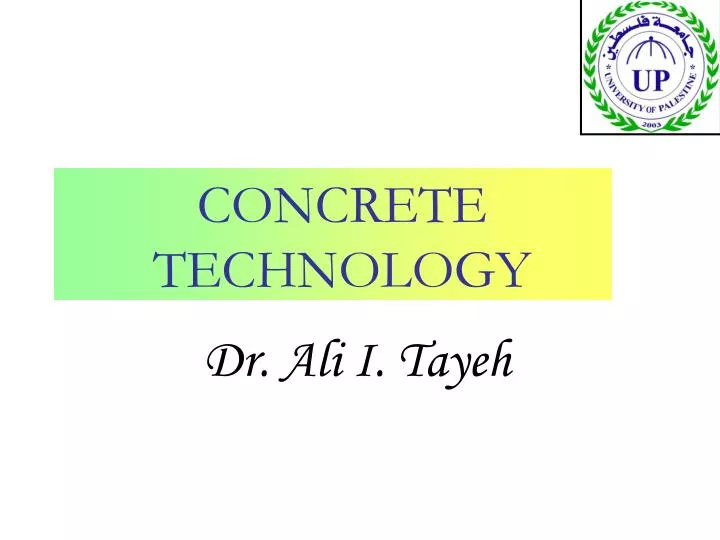 concrete technology