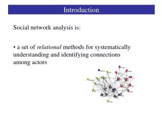 Social network analysis is:
