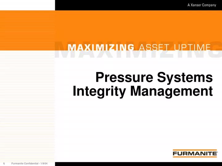 pressure systems integrity management