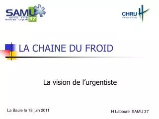 la chaine du froid