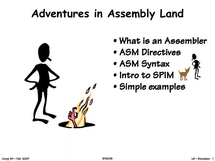 adventures in assembly land