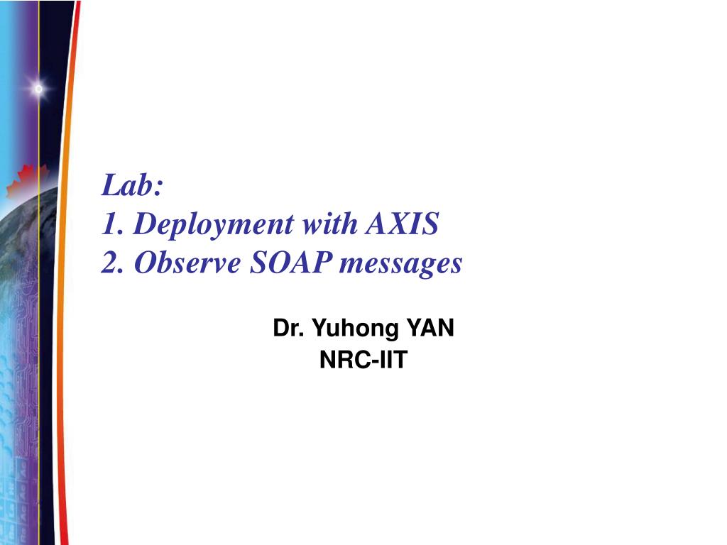 PPT - Effortless AXIS2 Deployment and SOAP Monitoring Guide PowerPoint ...