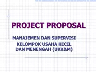 project proposal