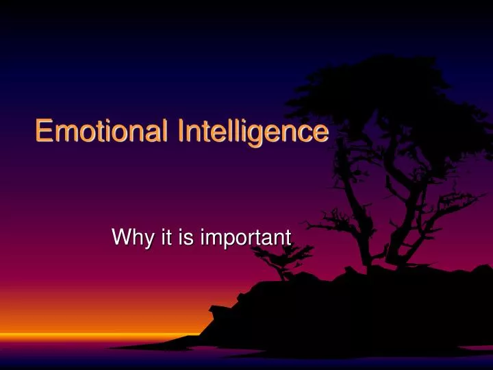 emotional intelligence