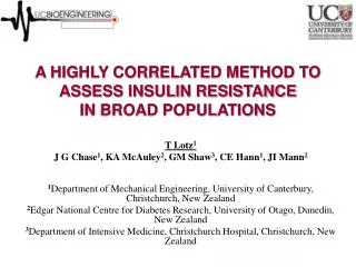 A HIGHLY CORRELATED METHOD TO ASSESS INSULIN RESISTANCE IN BROAD POPULATIONS