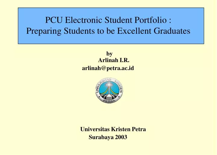 pcu electronic student portfolio preparing students to be excellent graduates