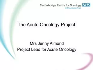 the acute oncology project