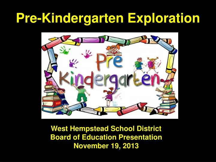 pre kindergarten exploration