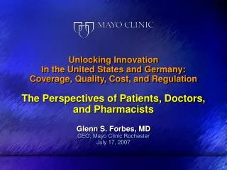 Unlocking Innovation in the United States and Germany: Coverage, Quality, Cost, and Regulation