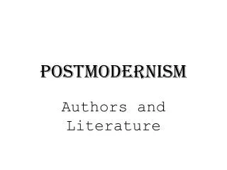 Postmodernism