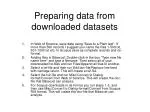 Processing Downloaded Datasets for Analysis in Bibexcel - slide 1