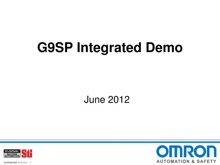 g9sp integrated demo