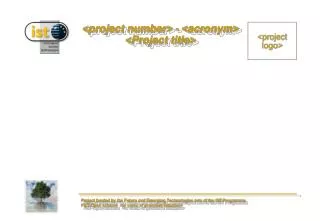 project number acronym project title