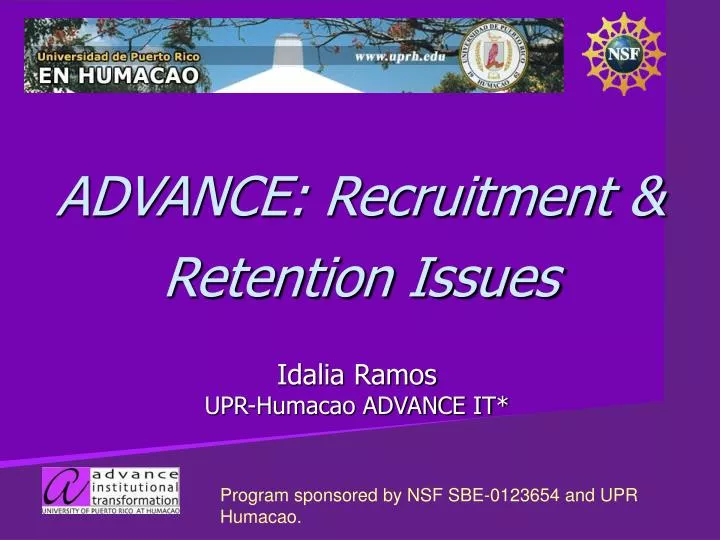 advance recruitment retention issues