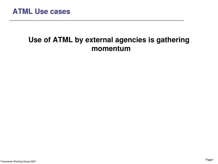 atml use cases