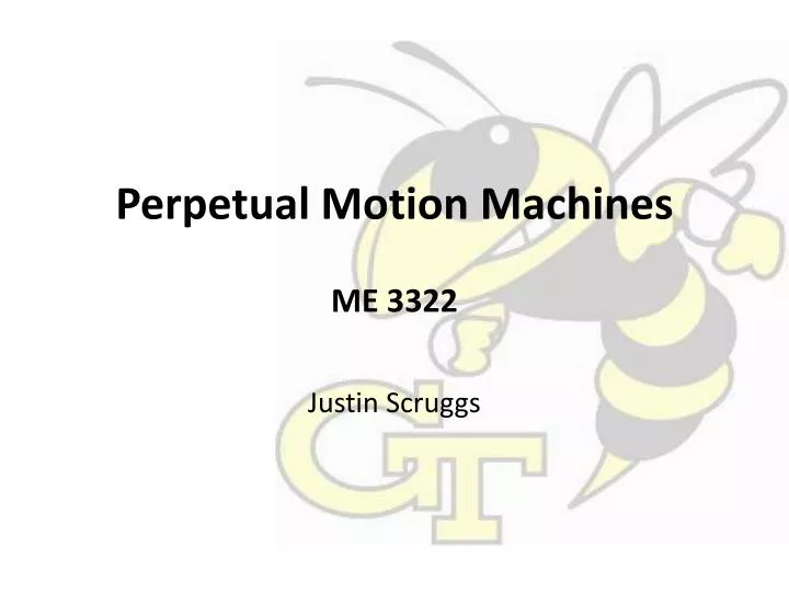 perpetual motion machines me 3322