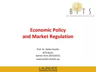 Economic Policy and Market Regulation