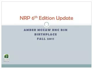 NRP 6 th Edition Update