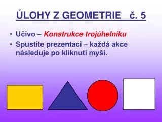 lohy z geometrie 5