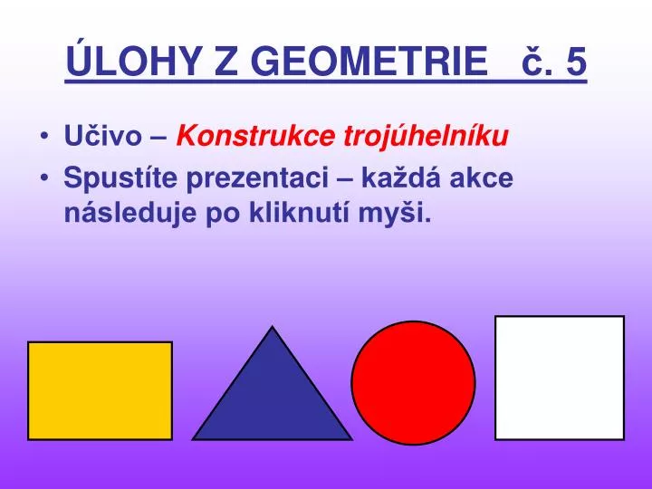 lohy z geometrie 5