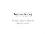Evolutionist Interface Design and Post-Hoc Evaluation in IST Research - slide 1