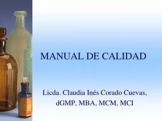 manual de calidad