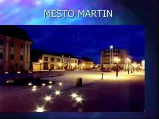 mesto martin
