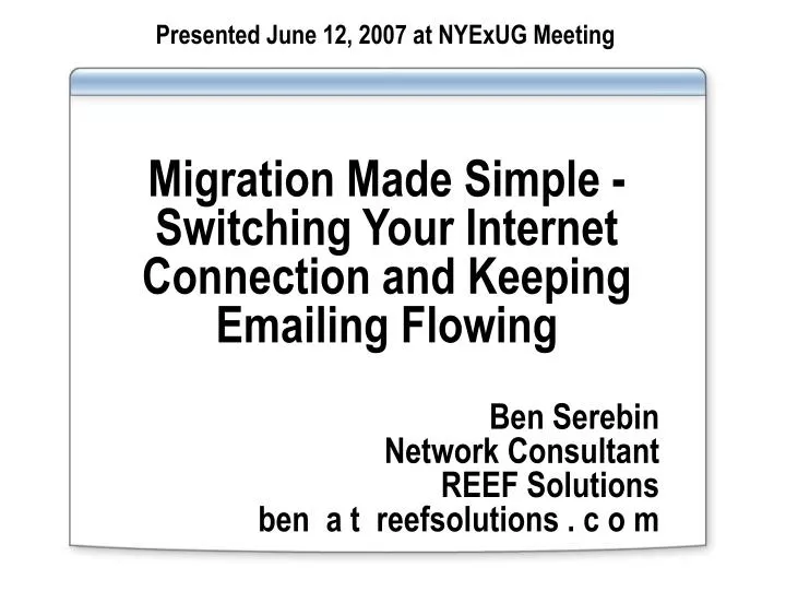 migration made simple switching your internet connection and keeping emailing flowing