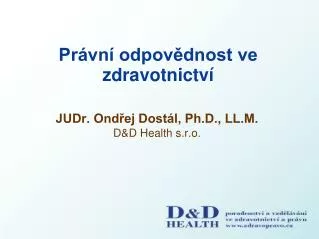 pr vn odpov dnost ve zdravotnictv