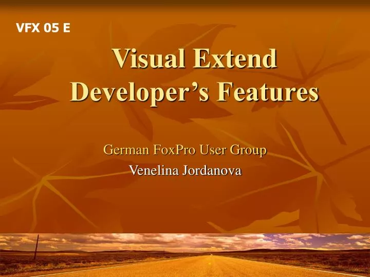 visual extend developer s features