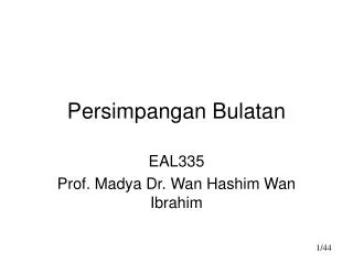 persimpangan bulatan