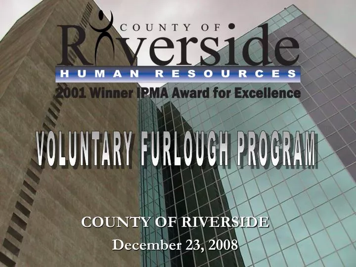county of riverside december 23 2008