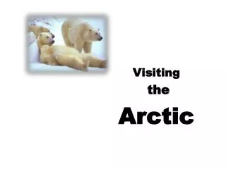 Visiting the Arctic