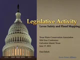 Legislative Activity