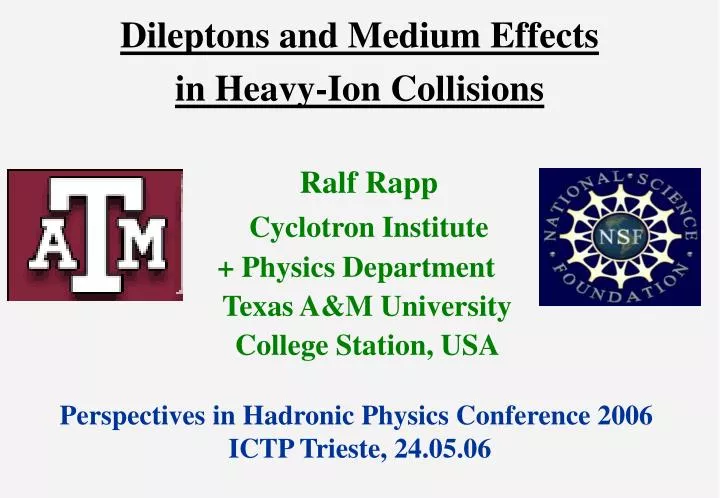 dileptons and medium effects in heavy ion collisions